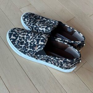Steve Madden Leopard Print Slip-On Sneakers